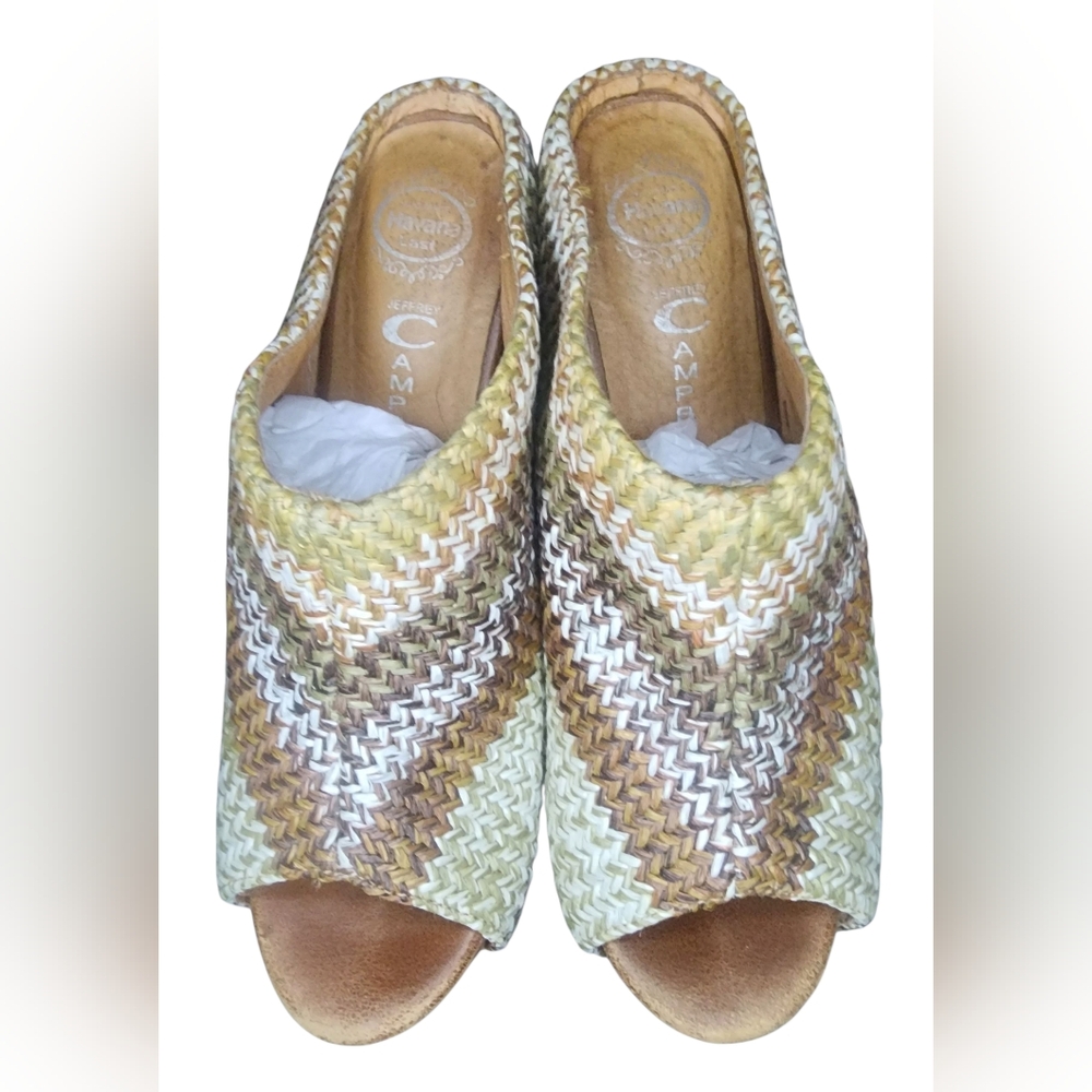 Jeffrey Campbell Virgo Peep Toe Wedges, Womens 6 - Picture 4 of 11